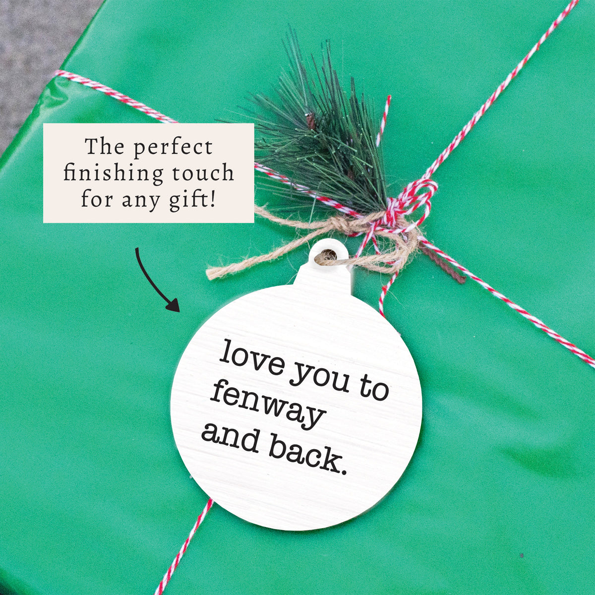 Love You To Personalized Ornament
