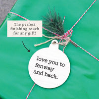 Love You To Personalized Ornament