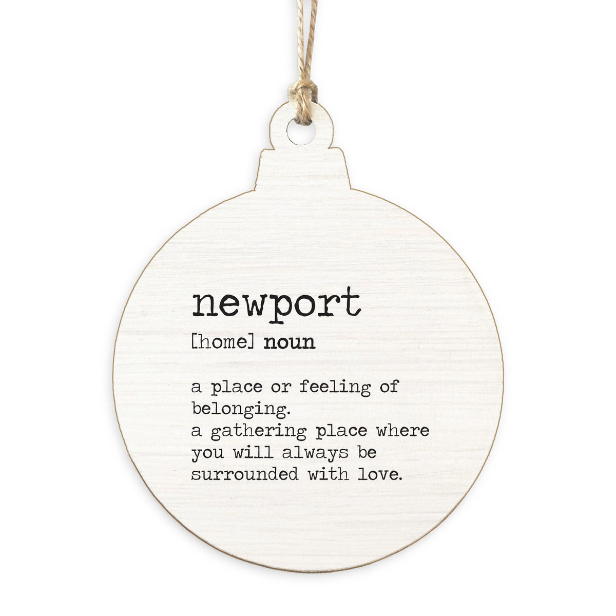 Home Definition Personalized Ornament