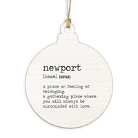 Home Definition Personalized Ornament