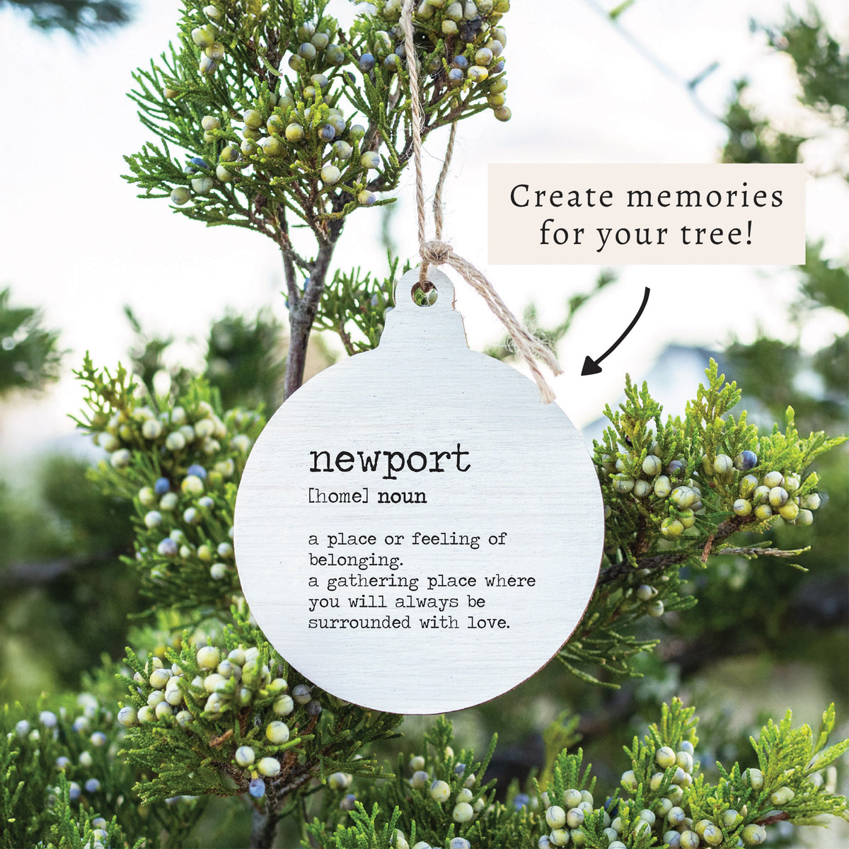 Home Definition Personalized Ornament