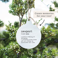 Home Definition Personalized Ornament