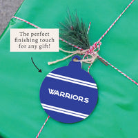 Collegiate Stripe Personalized Ornament
