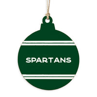 Collegiate Stripe Personalized Ornament