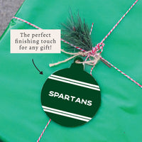 Collegiate Stripe Personalized Ornament
