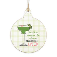 *I’m The Woman To Blame Margarita Personalized Ornament