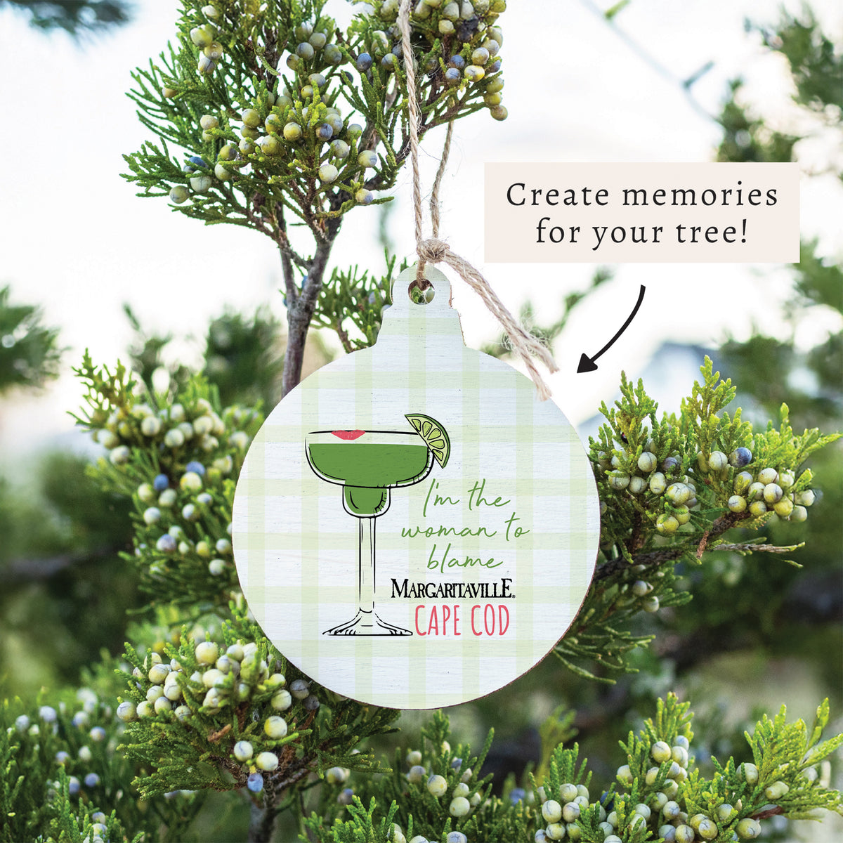 *I’m The Woman To Blame Margarita Personalized Ornament