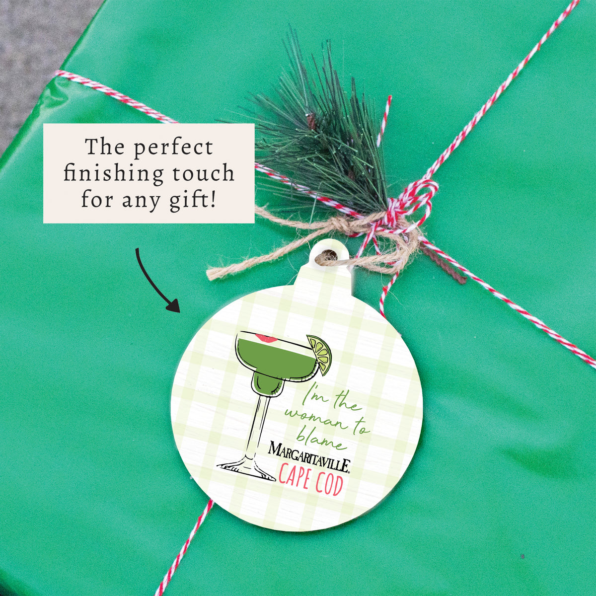 *I’m The Woman To Blame Margarita Personalized Ornament