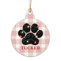 Paw Lights Personalized Ornament