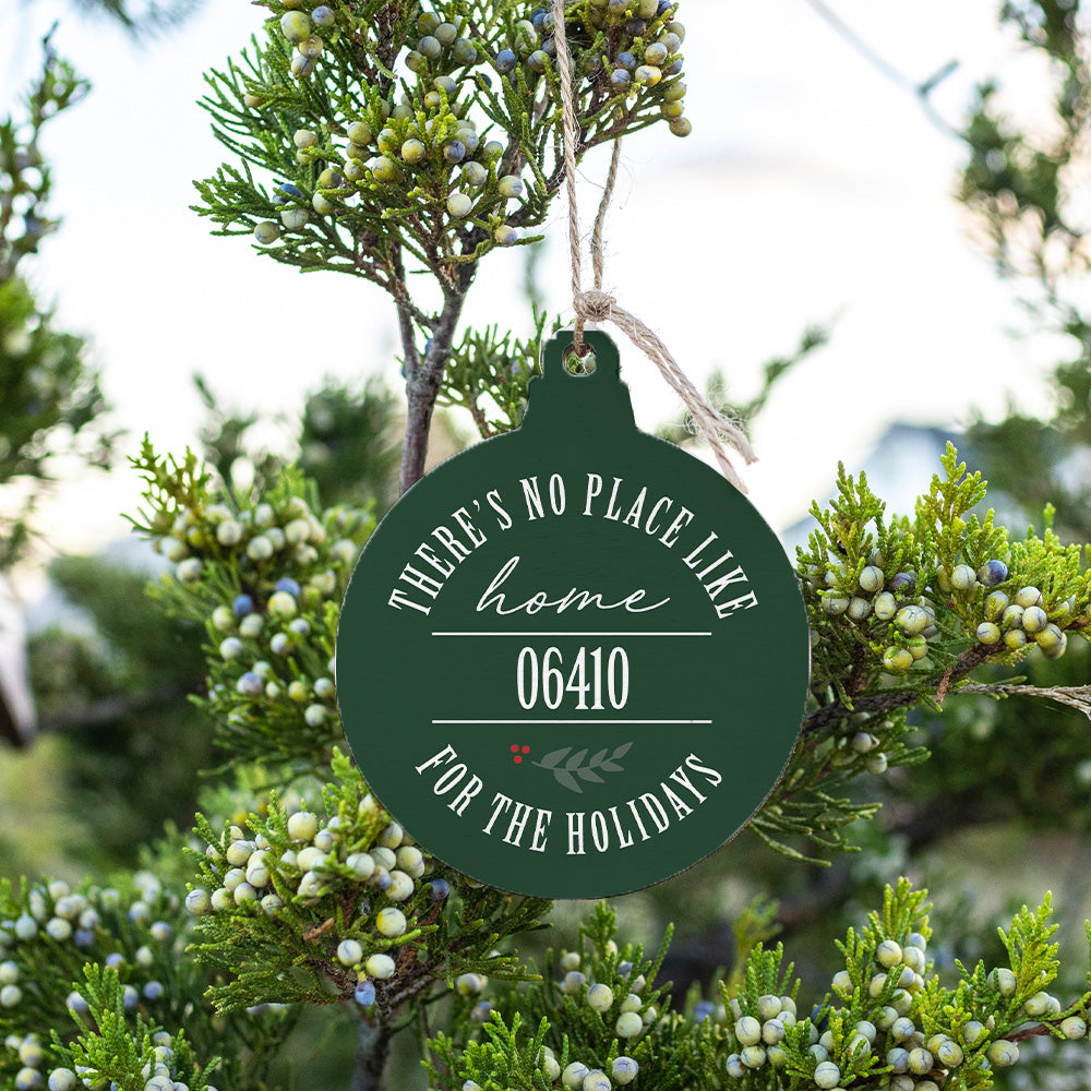 Personalized There's No Place Like Home Bulb Ornament