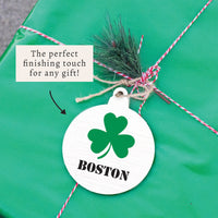 Shamrock Personalized Ornament