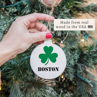 Shamrock Personalized Ornament