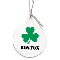Shamrock Personalized Ornament