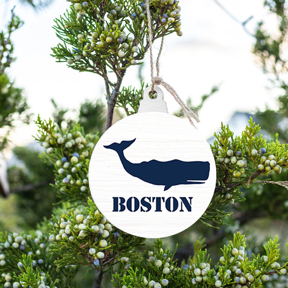 Personalized Whale Bulb Ornament