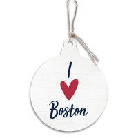 I Heart Personalized Bulb Ornament