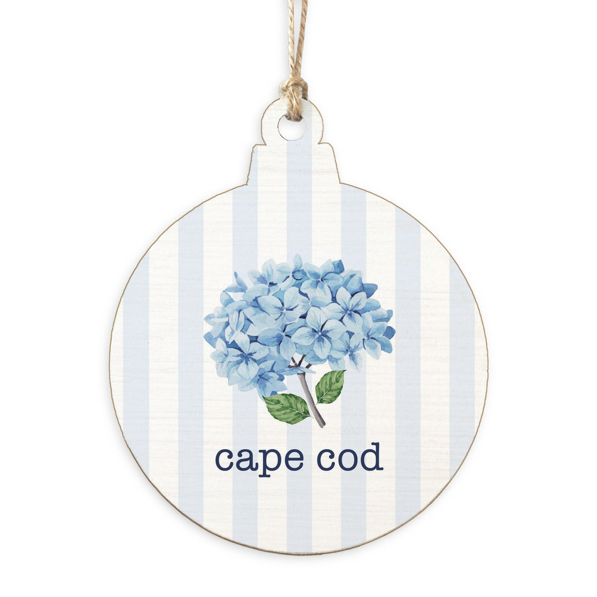 Blooming Hydrangea Personalized Ornament