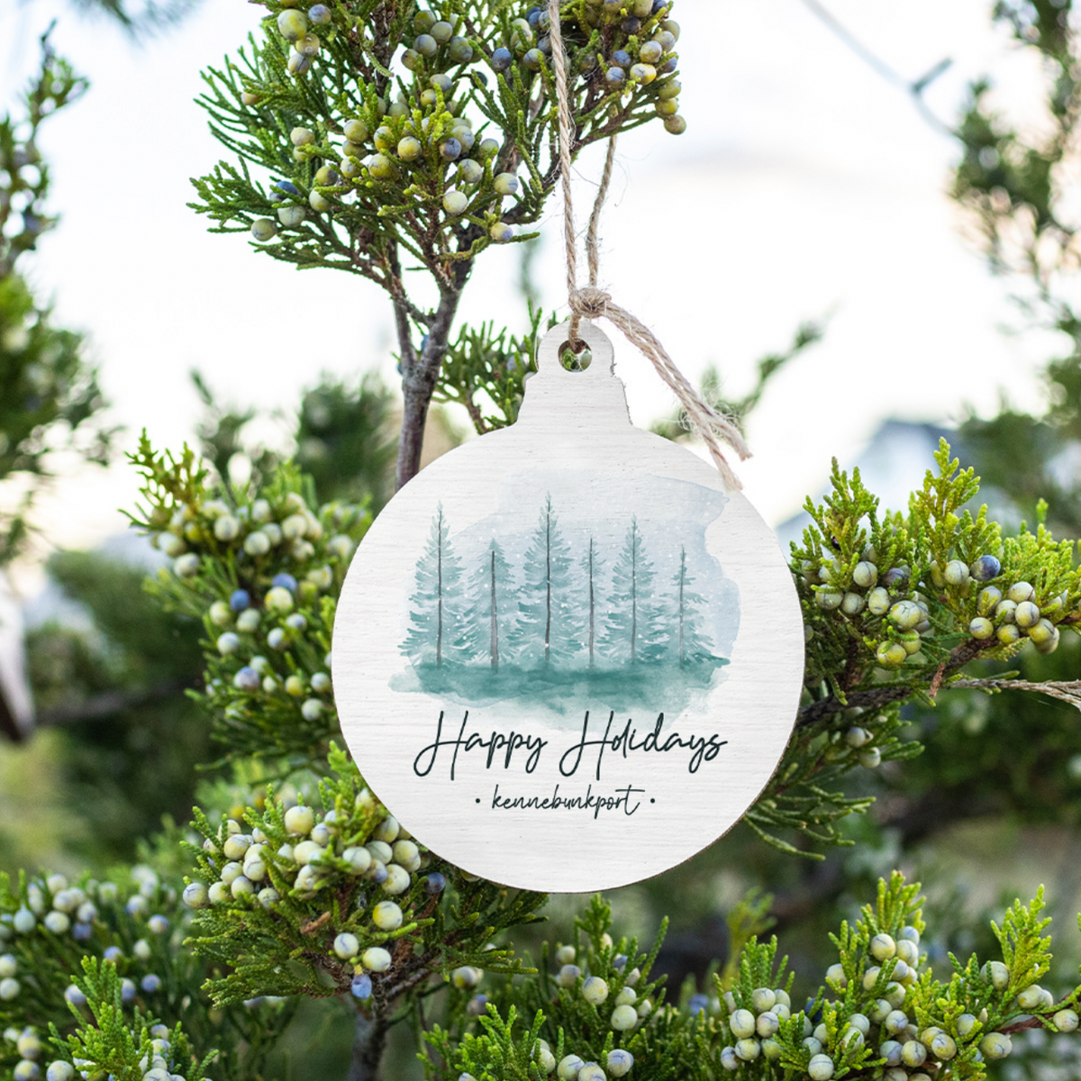 Happy Holidays Personalized Bulb Ornament