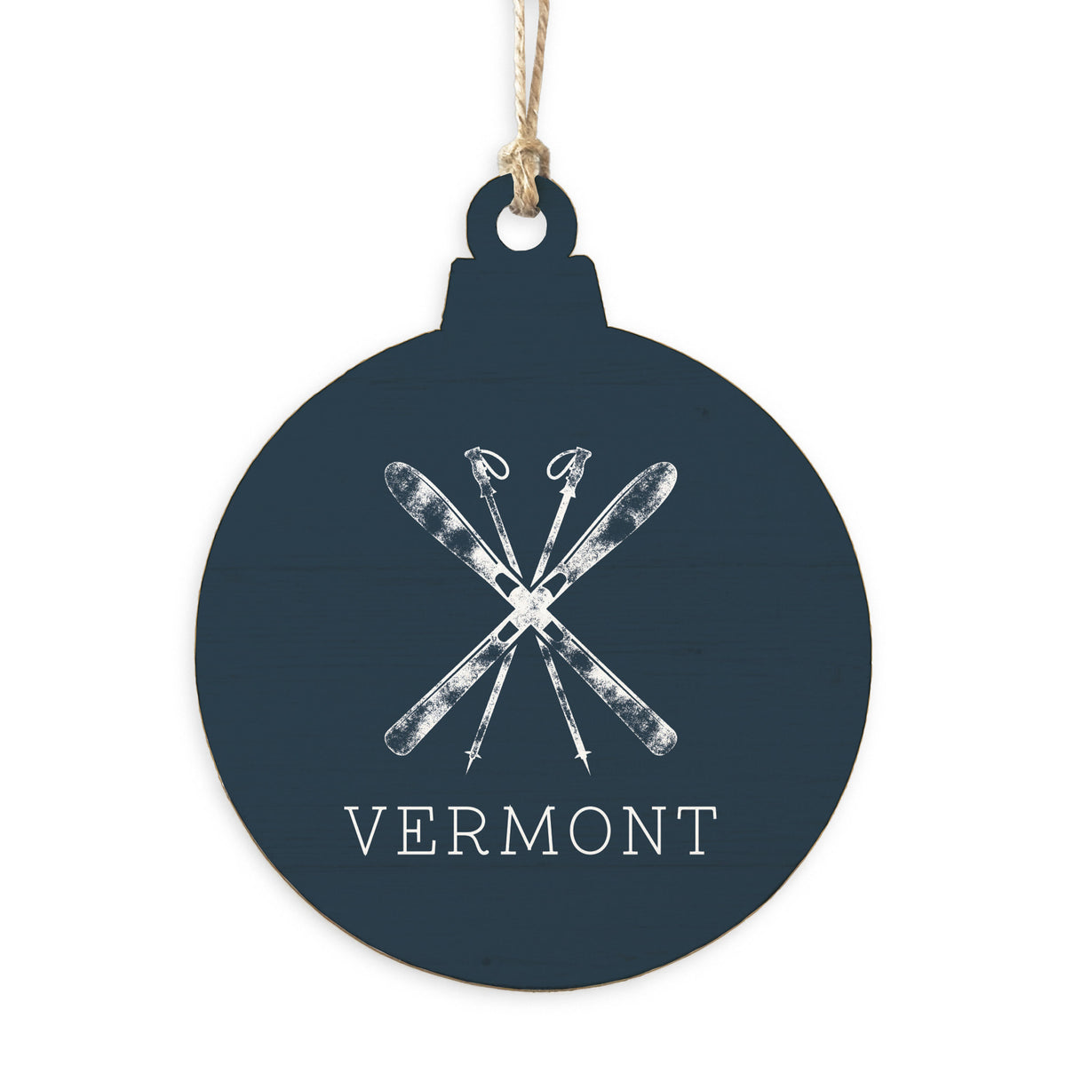 Skis Personalized Ornament