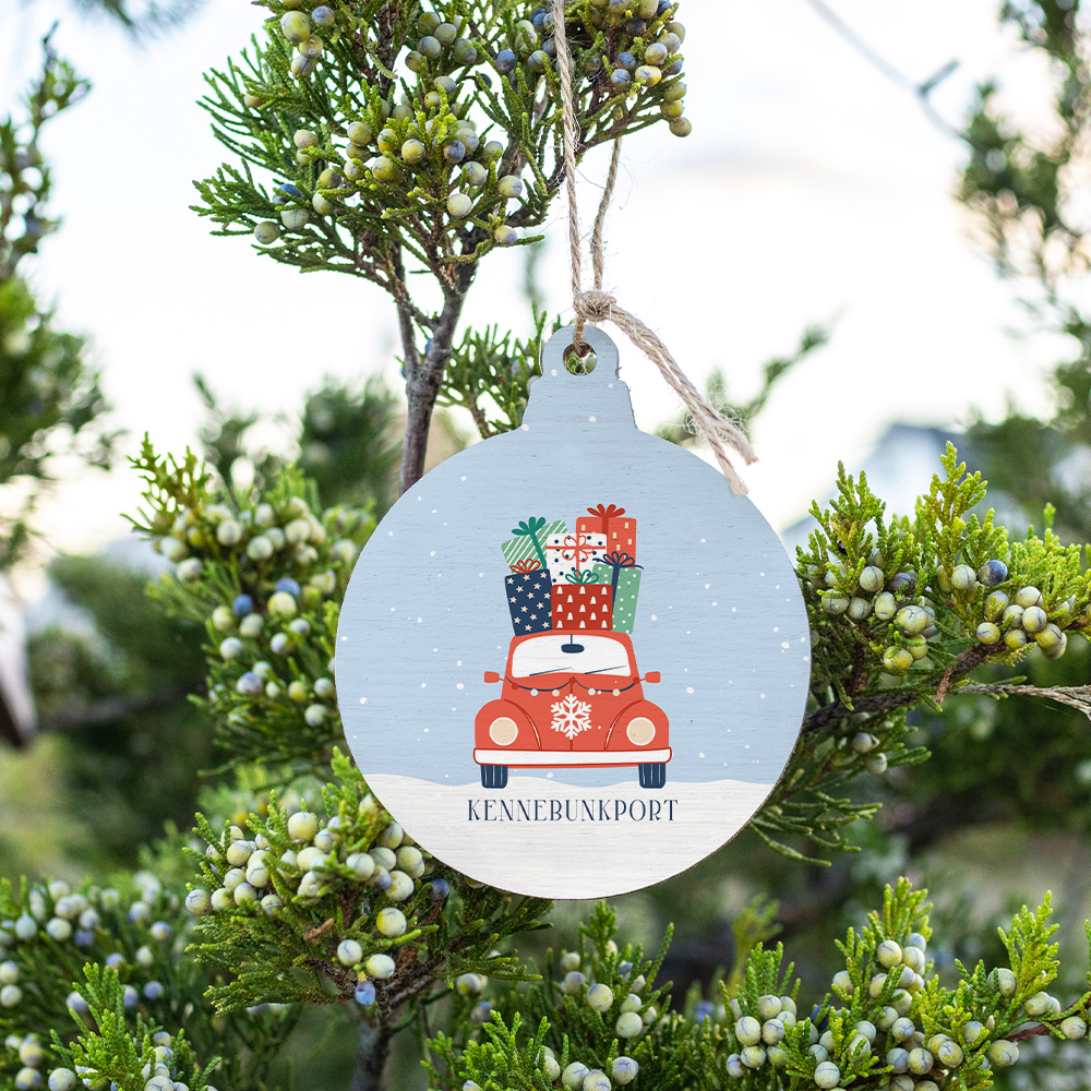 Personalized Holiday Haul Bulb Ornament