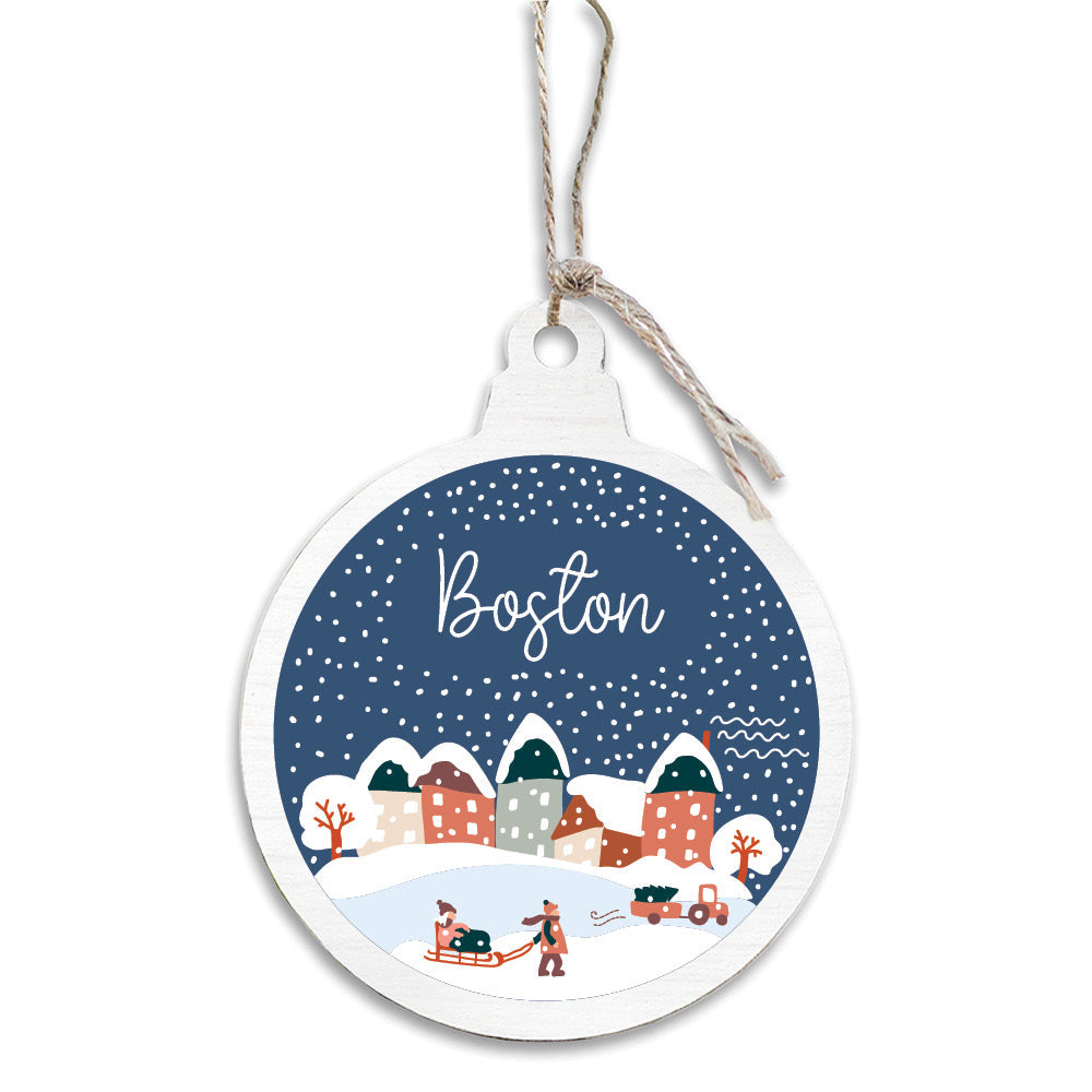 Snow Globe Personalized Ornament
