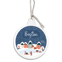 Snow Globe Personalized Ornament