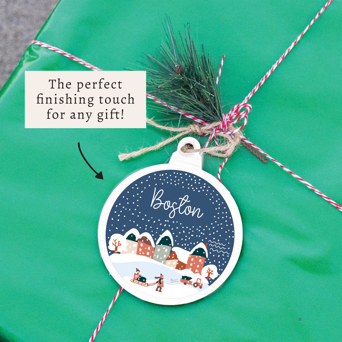 Snow Globe Personalized Ornament