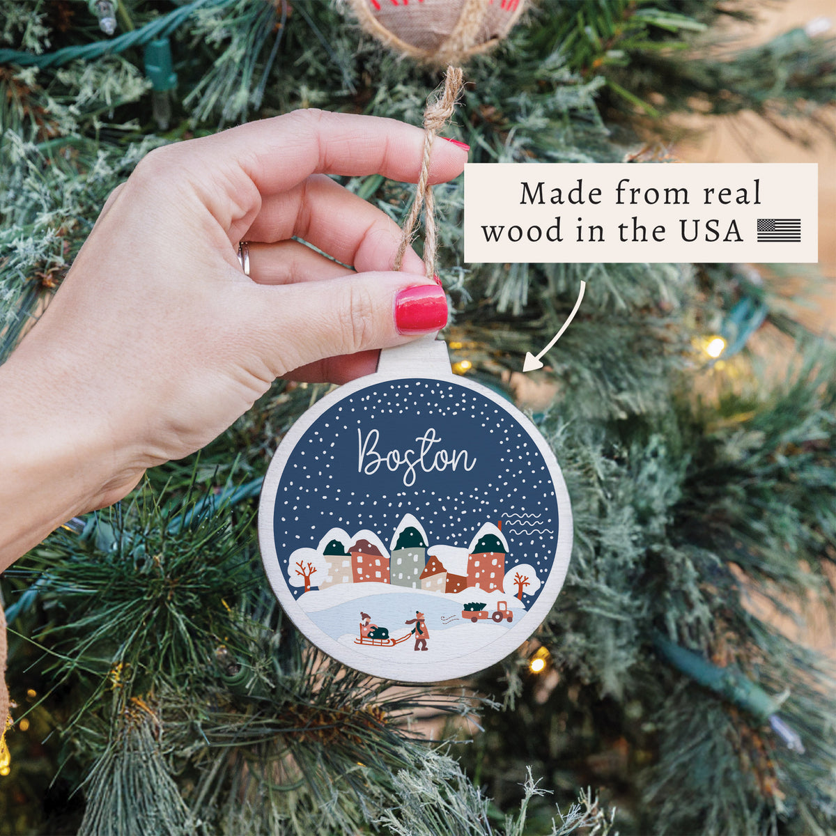Snow Globe Personalized Ornament