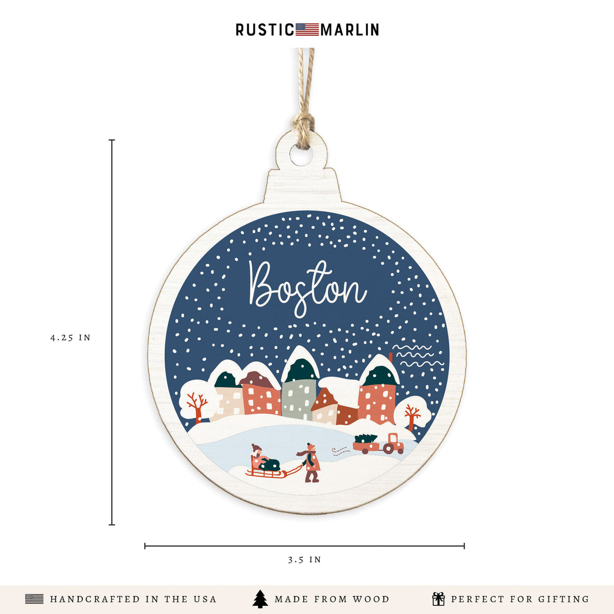 Snow Globe Personalized Ornament
