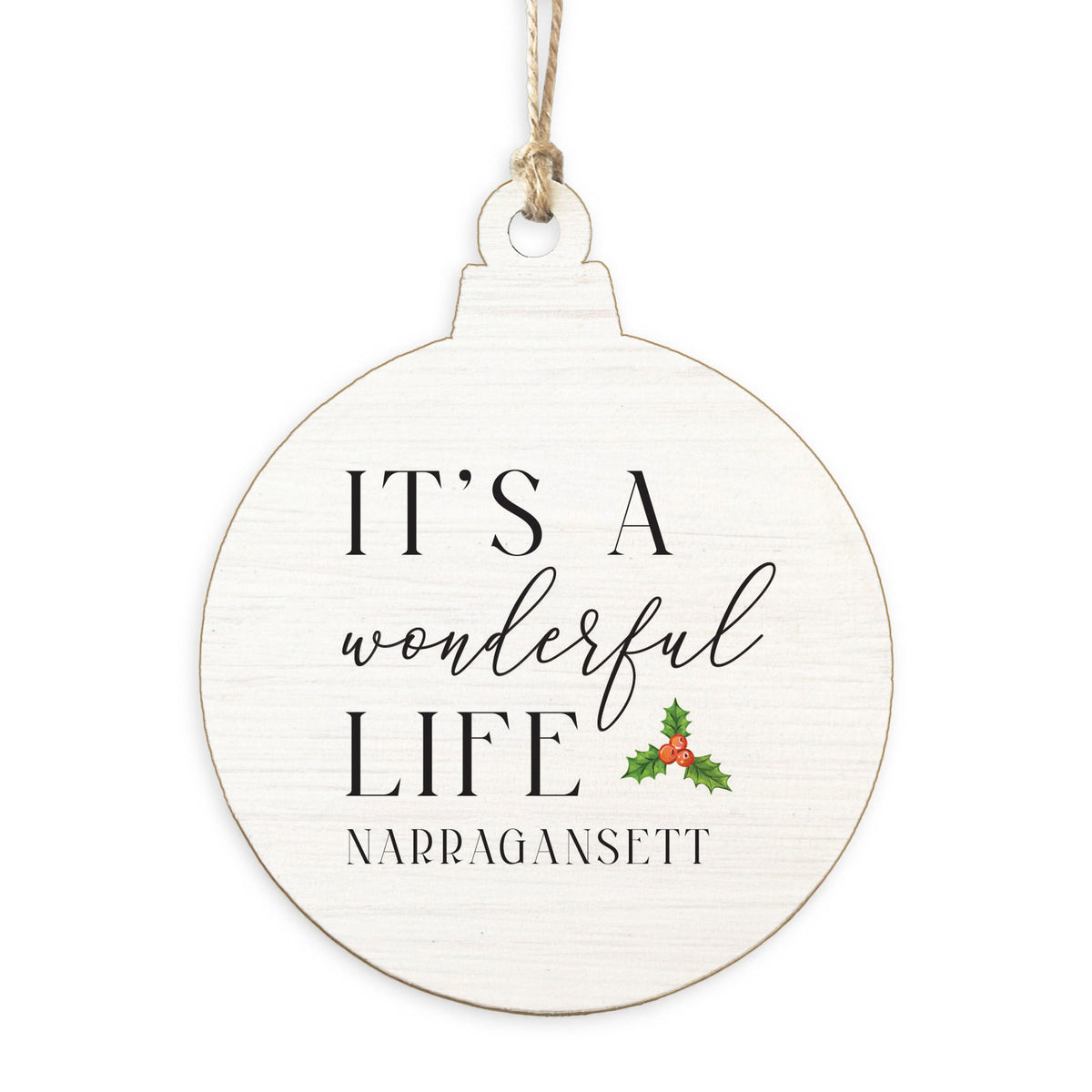 It's a Wonderful Life Personalized Ornament