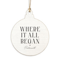 Where it all Began Personalized Ornament