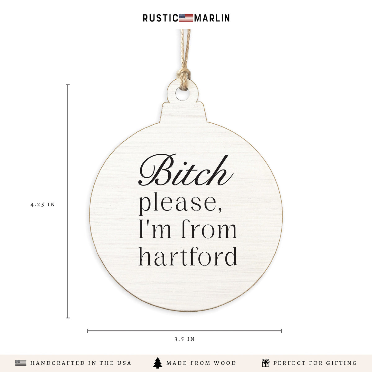 Bitch Please Personalized Ornament