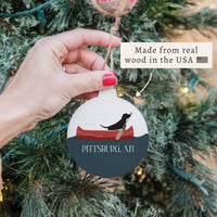 Dog Canoe Personalized Ornament