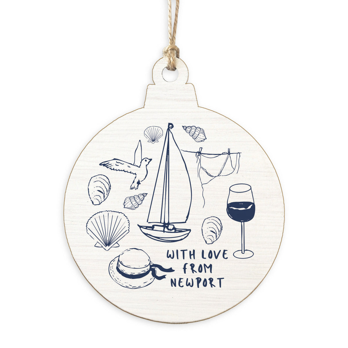With Love From Personalized Ornament