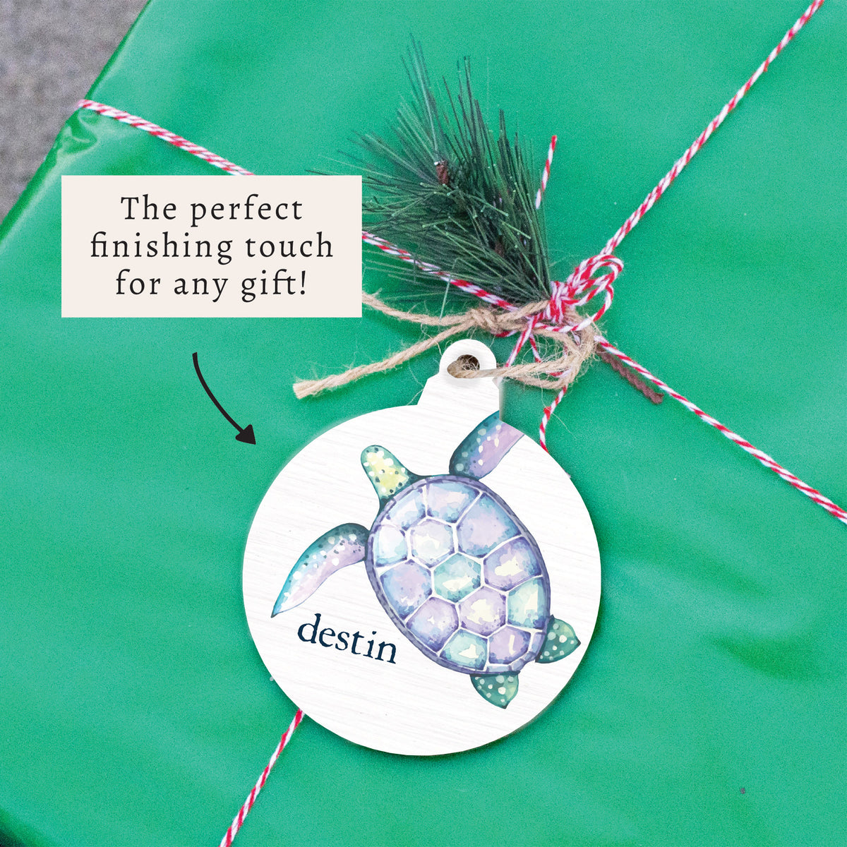 Sea Turtle Personalized Ornament