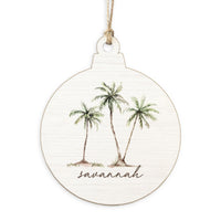 Palm Trees Personalized Ornament