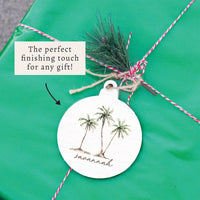 Palm Trees Personalized Ornament