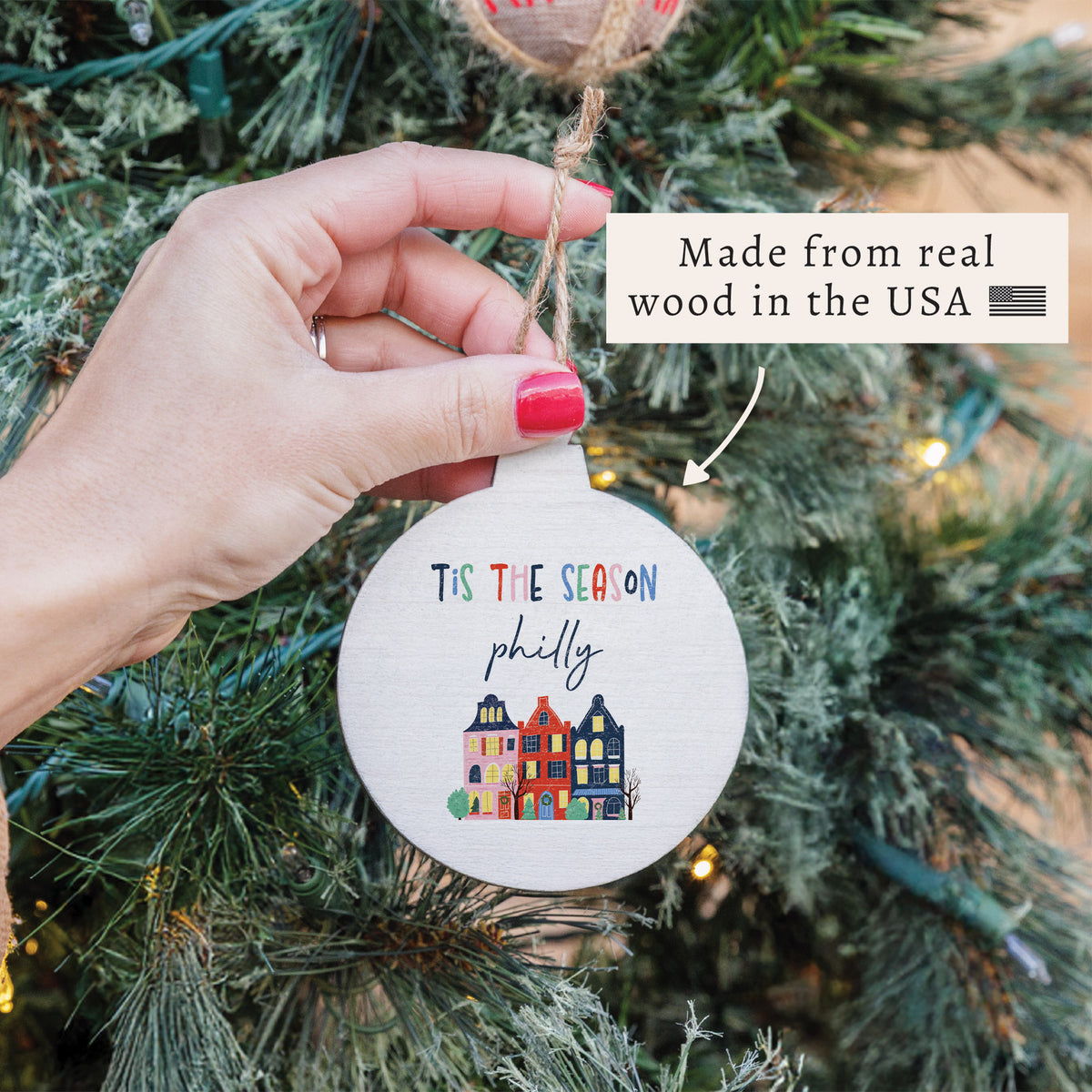 Tis The Season Personalized Ornament