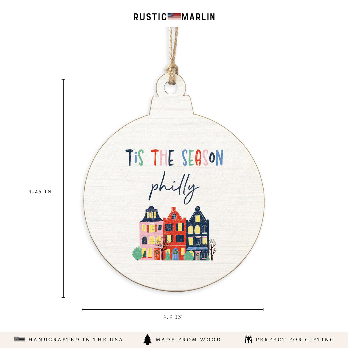 Tis The Season Personalized Ornament