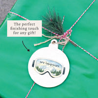 Ski Goggles Personalized Ornament