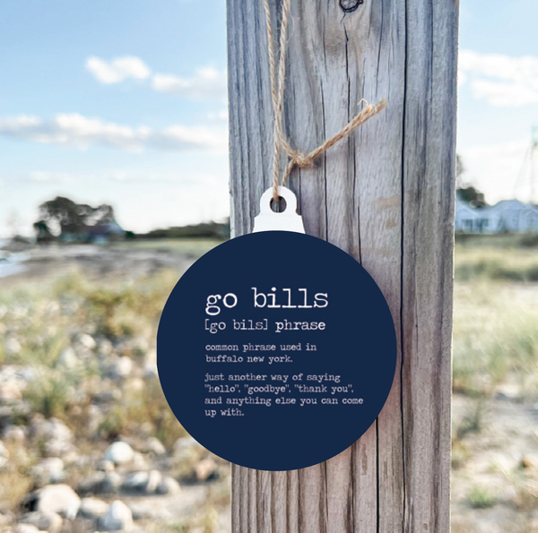Buffalo Go Bills Definition Ornament
