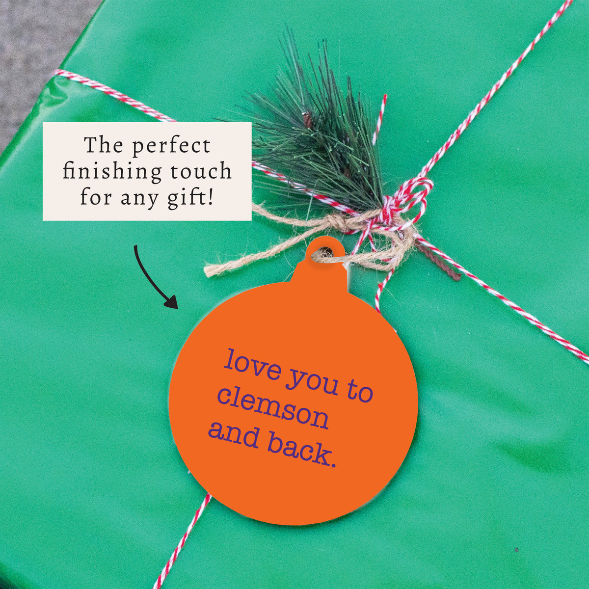 Love You To Clemson Ornament