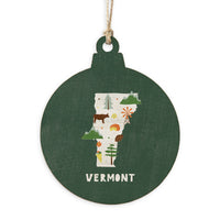 Vermont State Icons Ornament