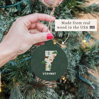 Vermont State Icons Ornament