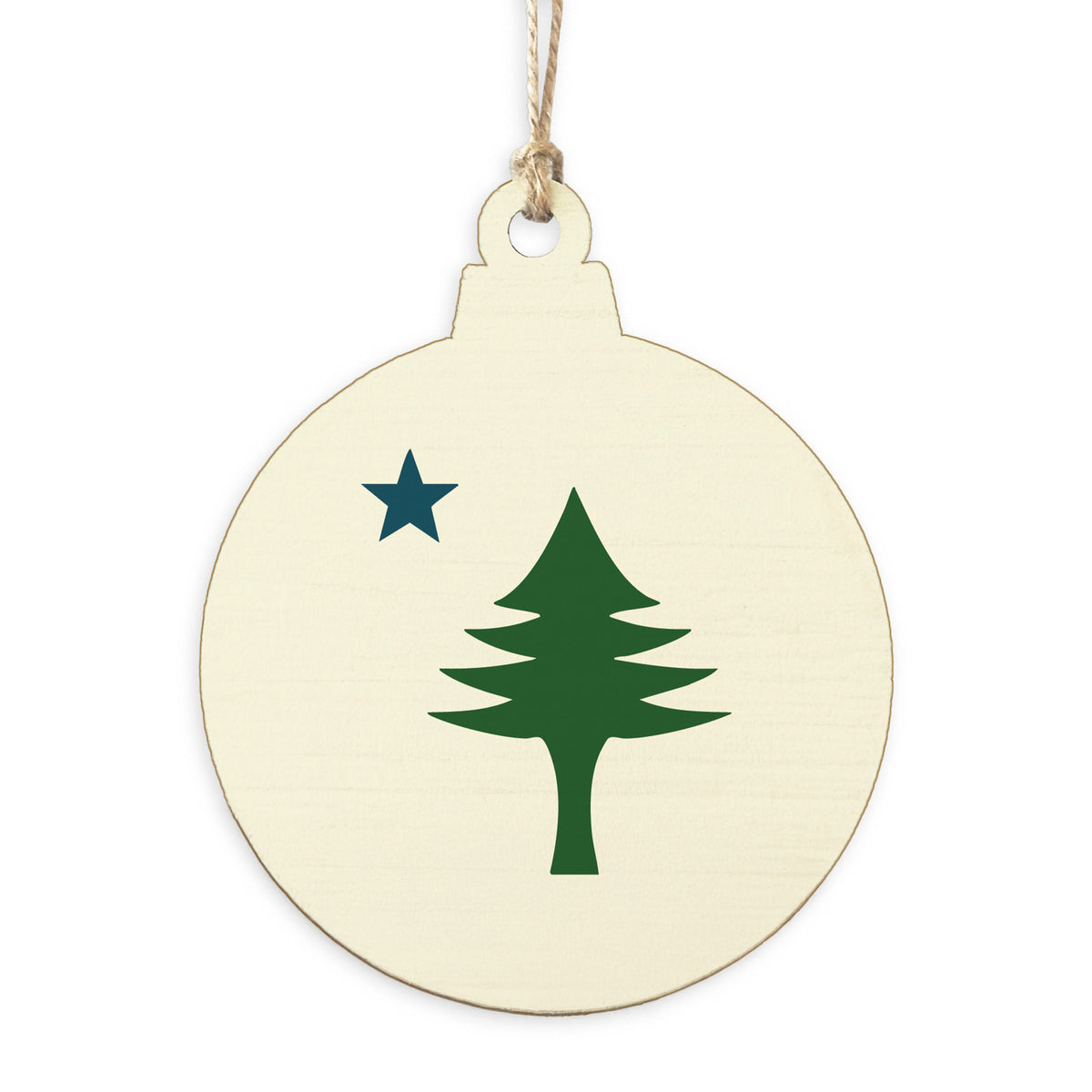 Maine Flag Ornament