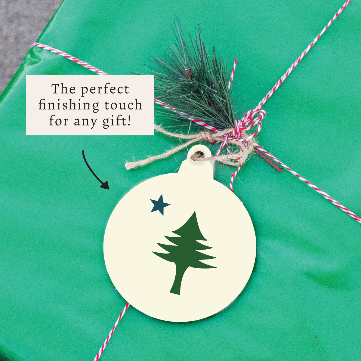 Maine Flag Ornament