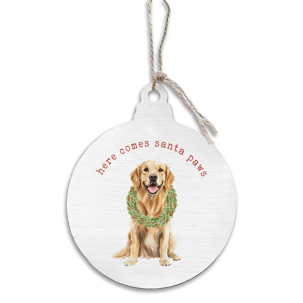 Santa Paws Ornament