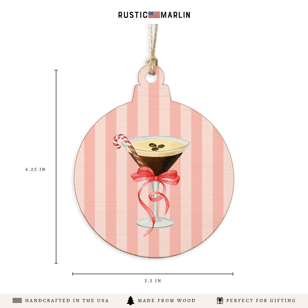Espresso Martini Ornament