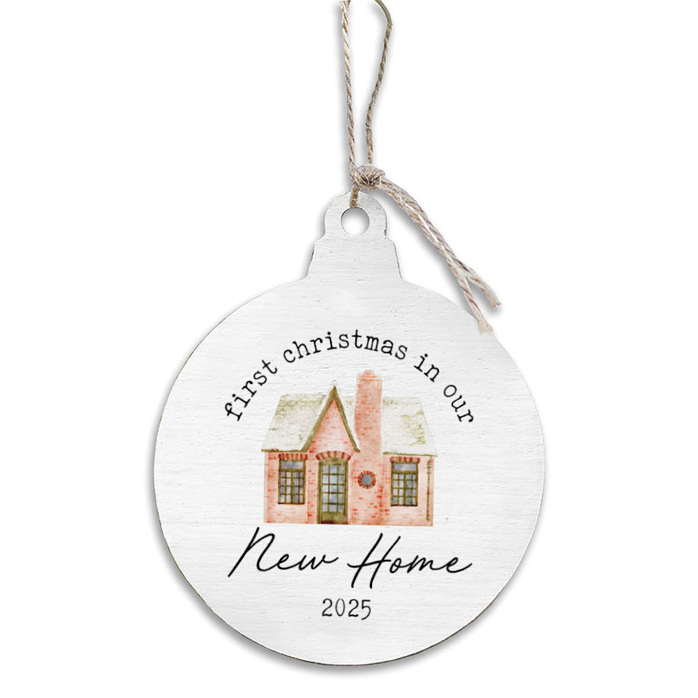 New Home Wooden Ornament