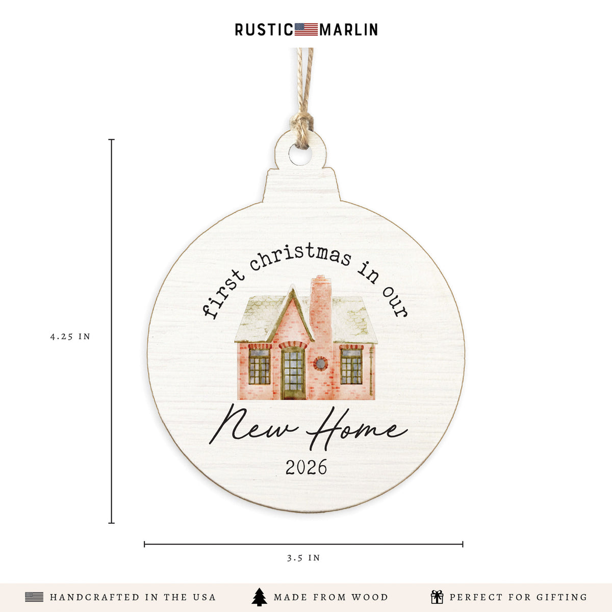 New Home 2026 Ornament