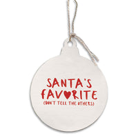 Santa's Favorite Ornament